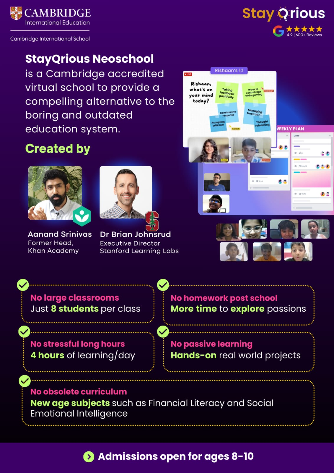 StayQrious Online School 